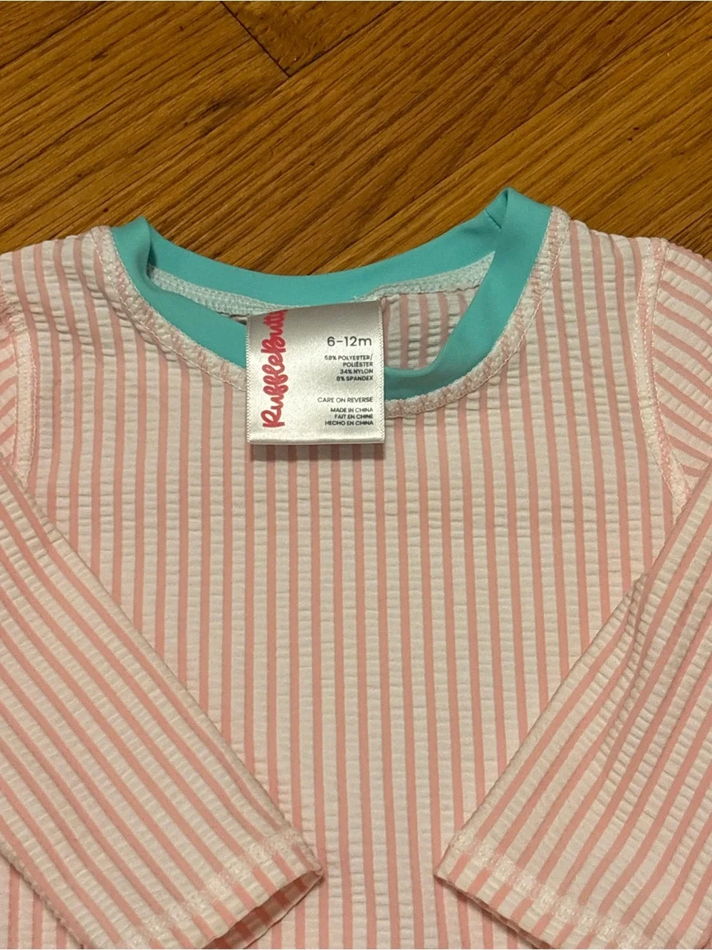 Ruffle Butts Swimsuits - 6-12 months (three swimsuits) Like New SPF50